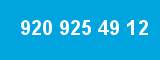 920 925 49 12